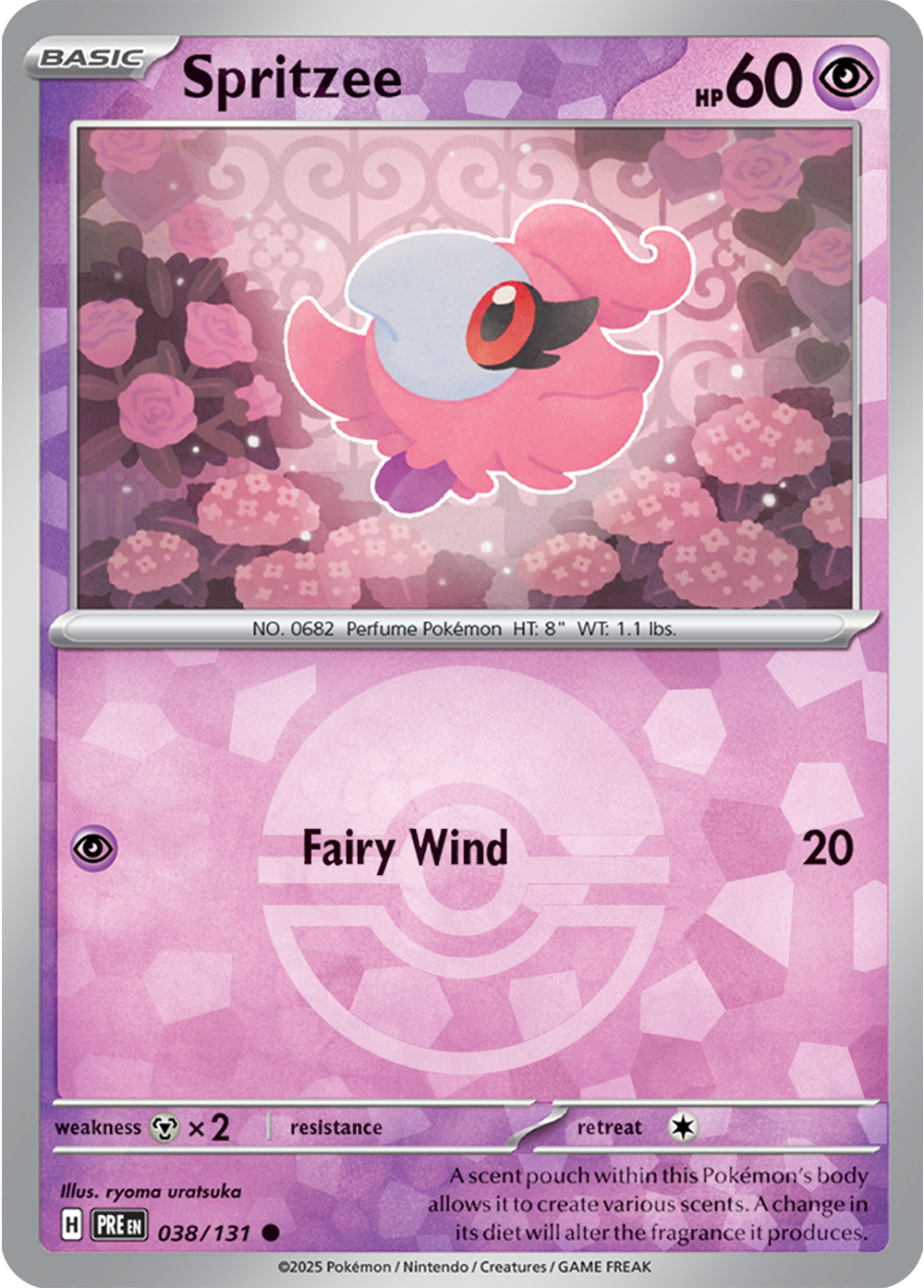 Spritzee (Poke Ball Pattern) 038/131 — Prismatic Evolutions