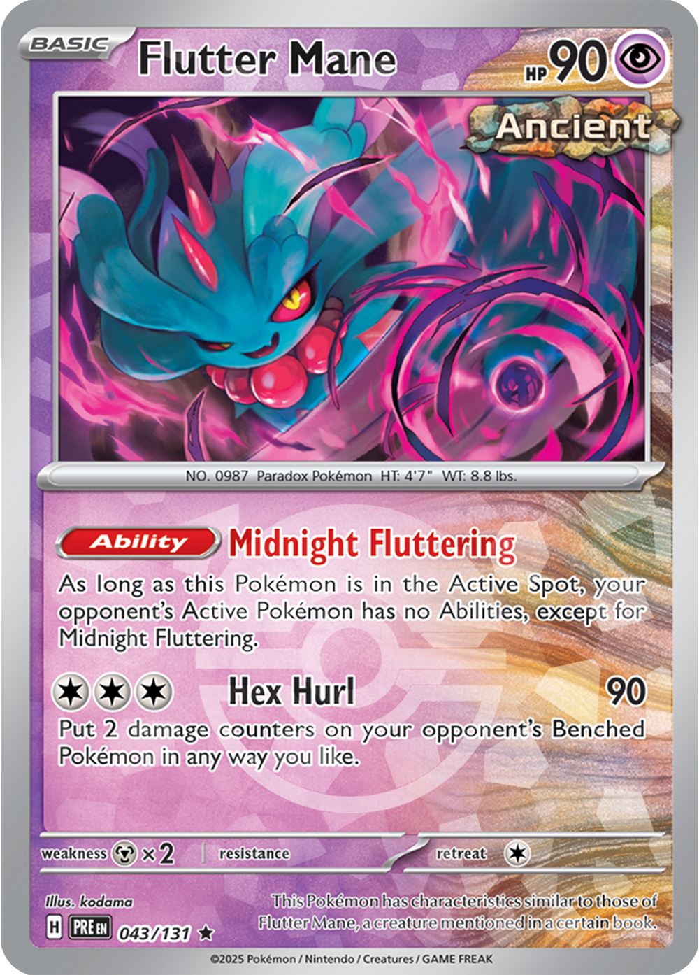 Flutter Mane (Poke Ball Pattern) 043/131 — Prismatic Evolutions