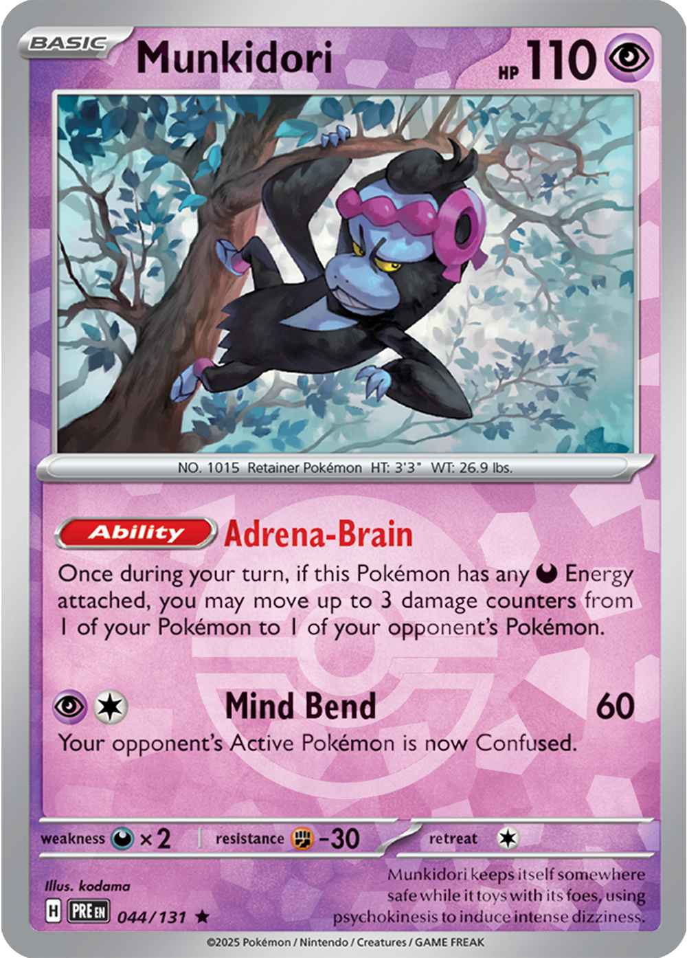 Munkidori (Poke Ball Pattern) 044/131 — Prismatic Evolutions