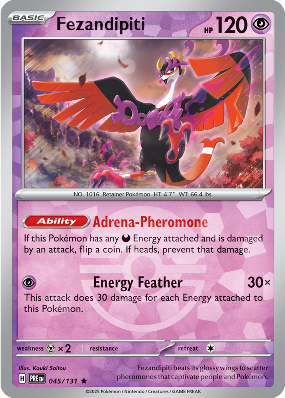 Fezandipiti (Poke Ball Pattern) 045/131 — Prismatic Evolutions