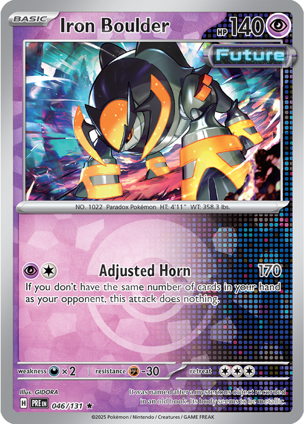 Iron Boulder (Poke Ball Pattern) 046/131 — Prismatic Evolutions
