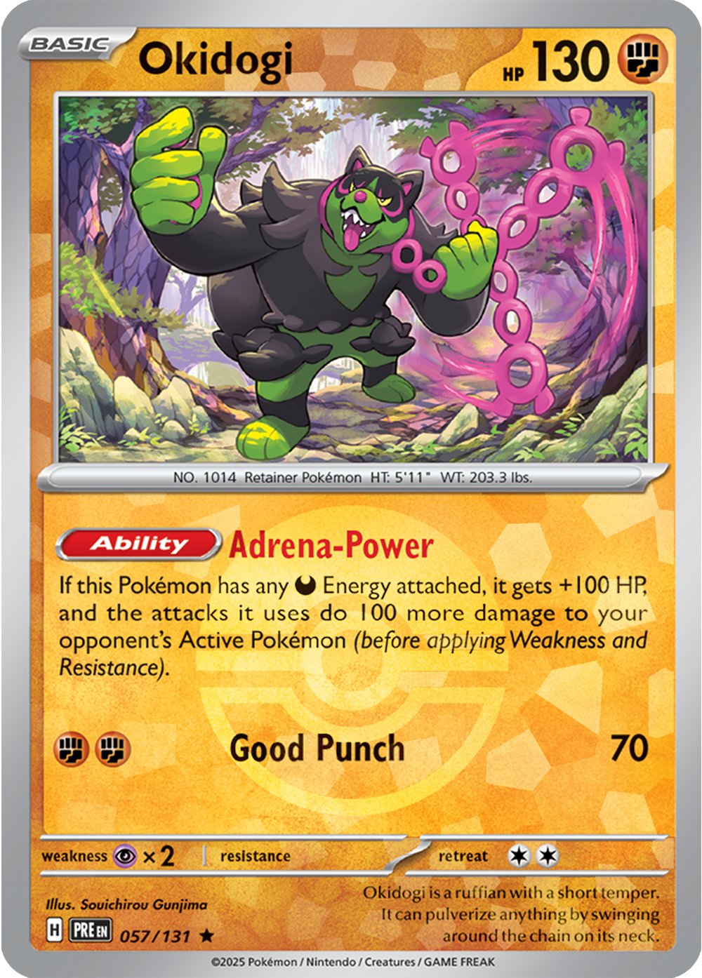 Okidogi (Poke Ball Pattern) 057/131 — Prismatic Evolutions