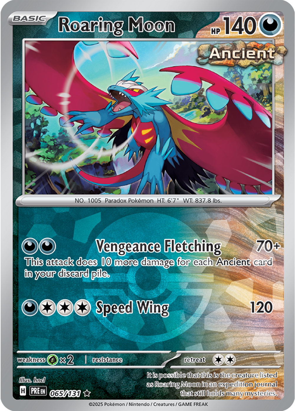 Roaring Moon (Poke Ball Pattern) 065/131 — Prismatic Evolutions