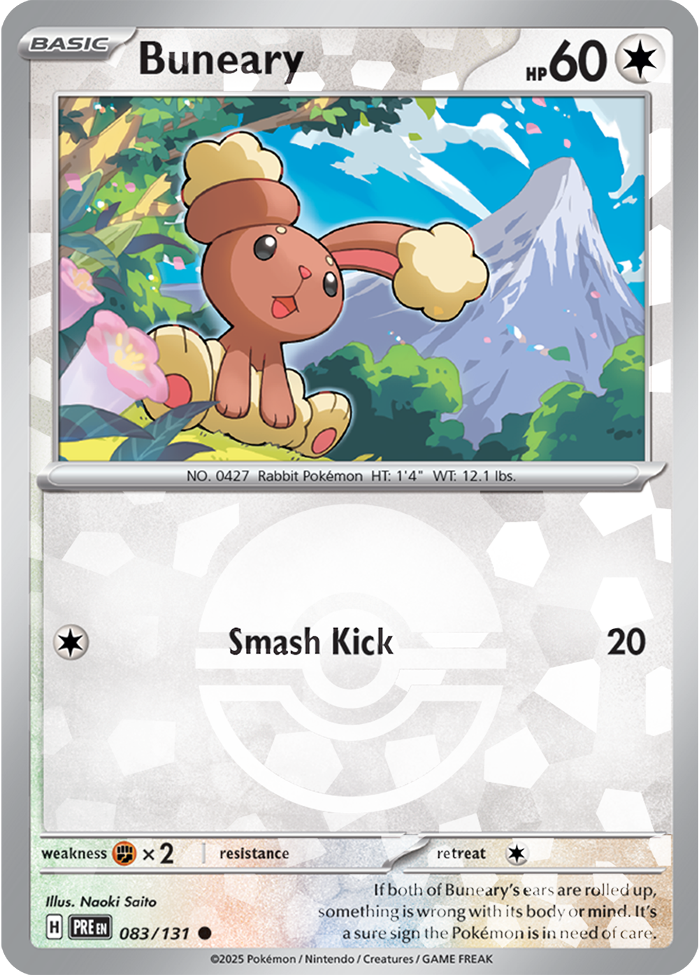 Buneary (Poke Ball Pattern) 083/131 — Prismatic Evolutions