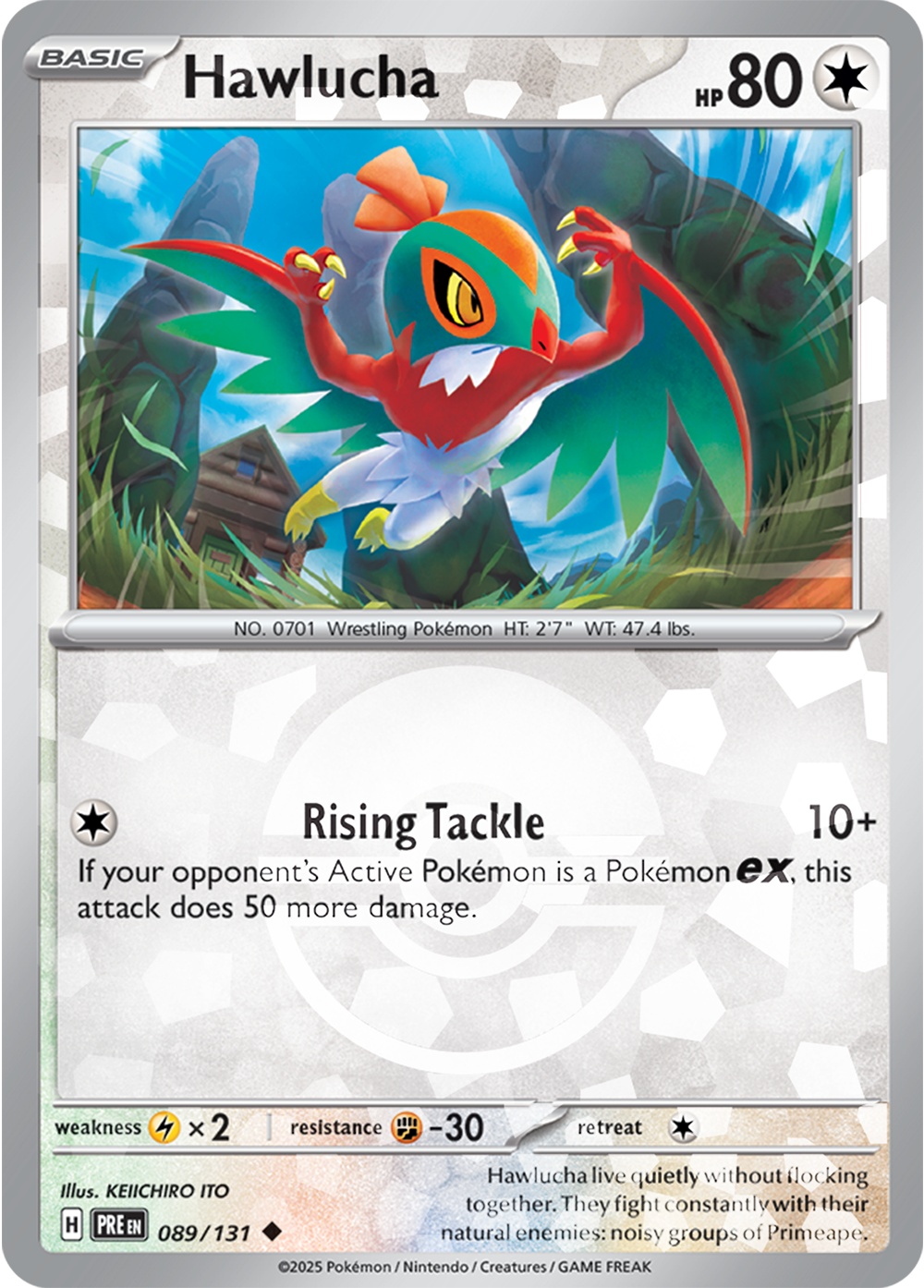 Hawlucha (Poke Ball Pattern) 089/131 — Prismatic Evolutions