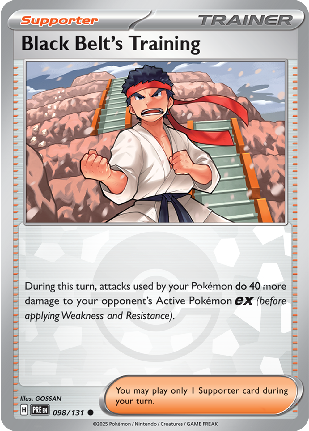 Black Belt's Training (Poke Ball Pattern) 098/131 — Prismatic Evolutions