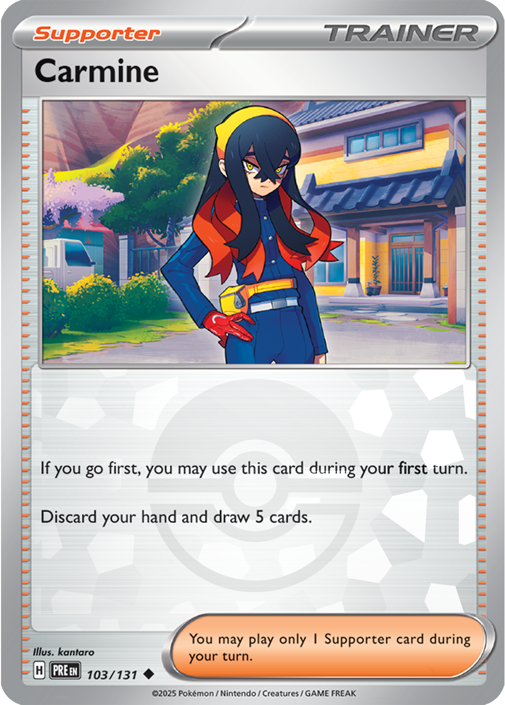 Carmine (Poke Ball Pattern) 103/131 — Prismatic Evolutions