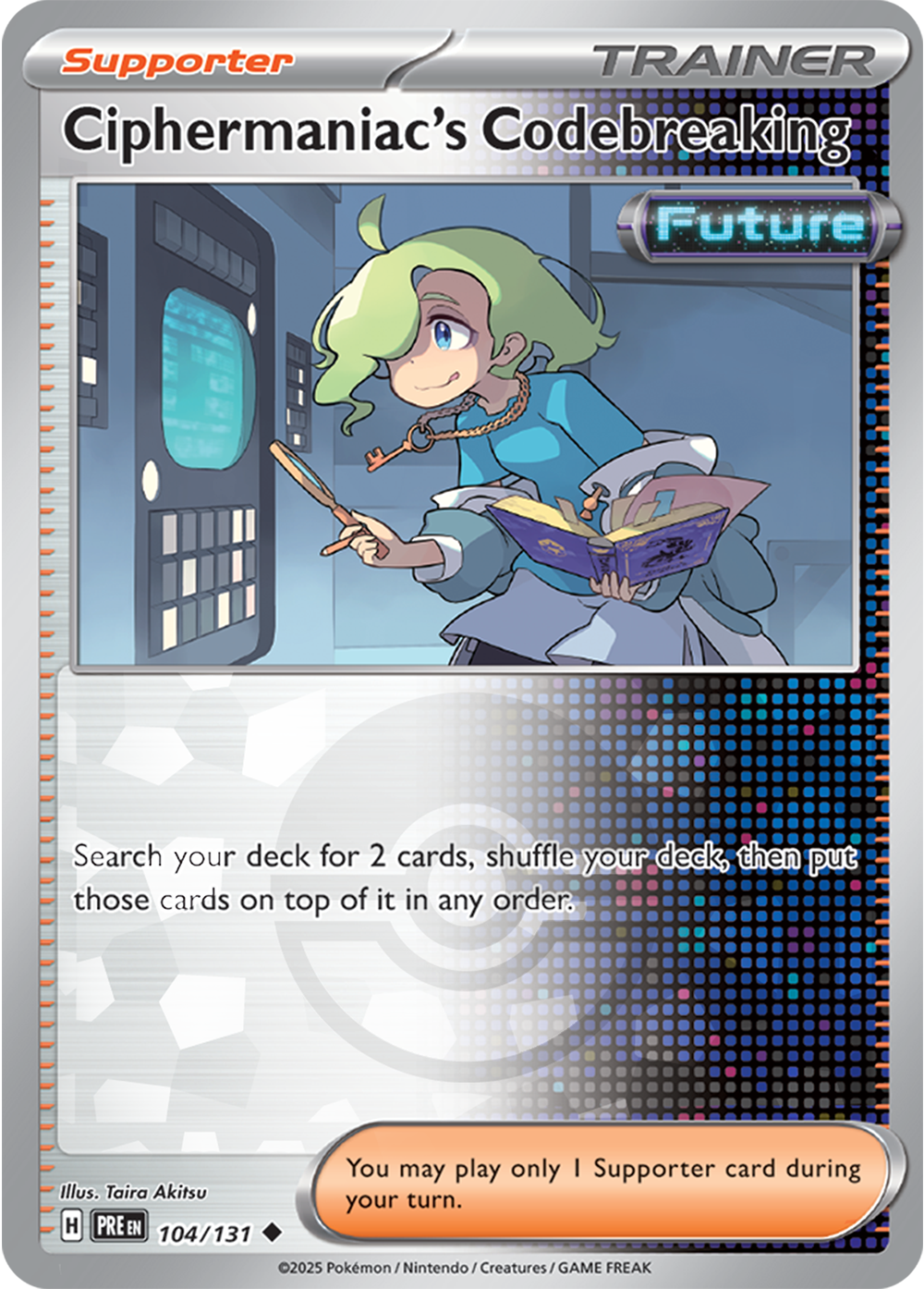 Ciphermaniac's Codebreaking (Poke Ball Pattern) 104/131 — Prismatic Evolutions