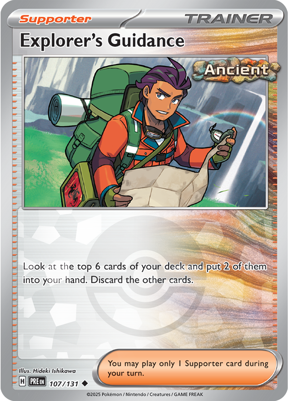 Explorer's Guidance (Poke Ball Pattern) 107/131 — Prismatic Evolutions