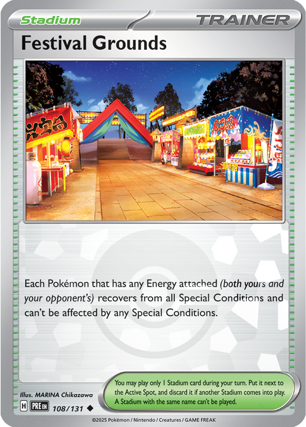 Festival Grounds (Poke Ball Pattern) 108/131 — Prismatic Evolutions