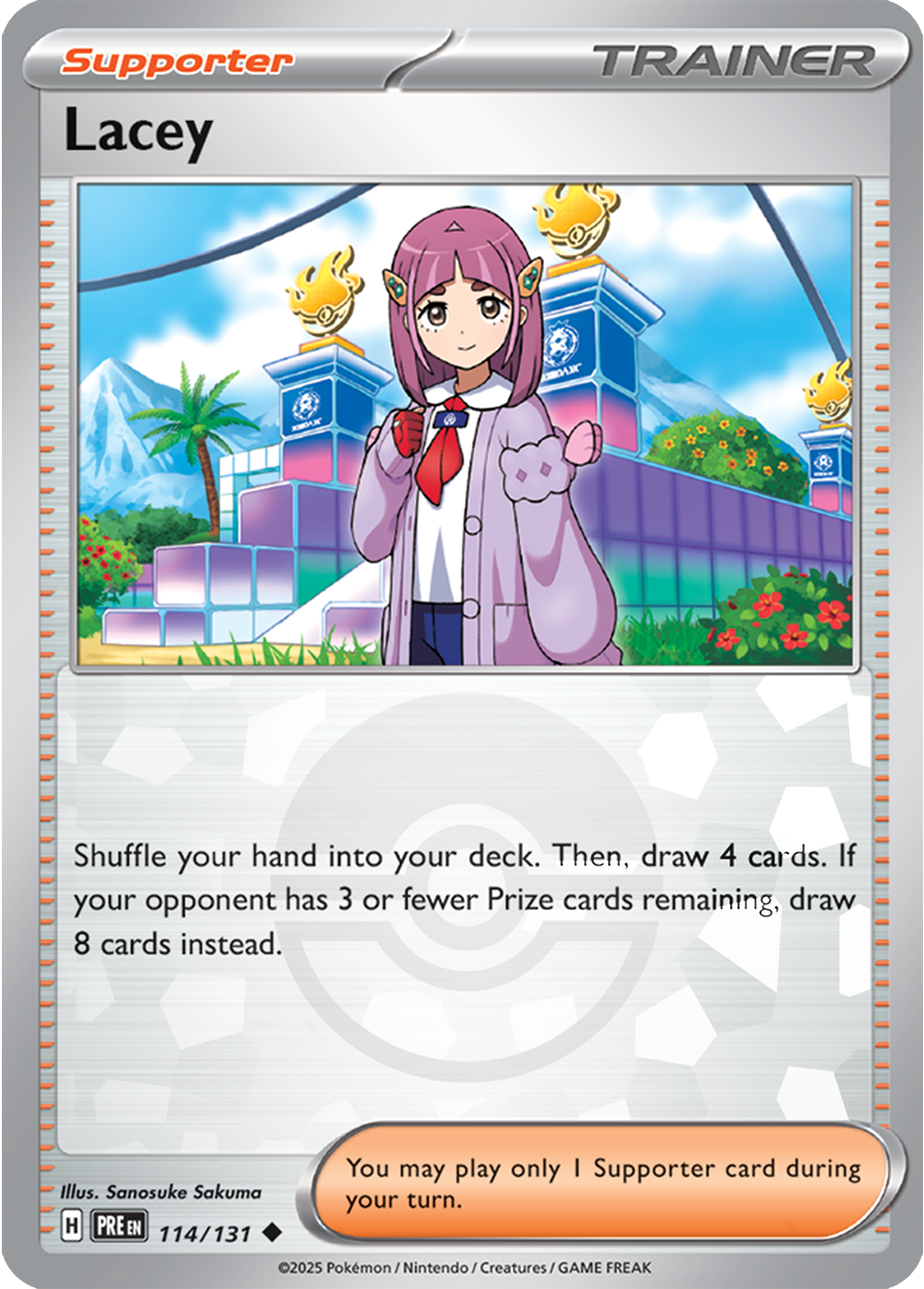 Lacey (Poke Ball Pattern) 114/131 — Prismatic Evolutions
