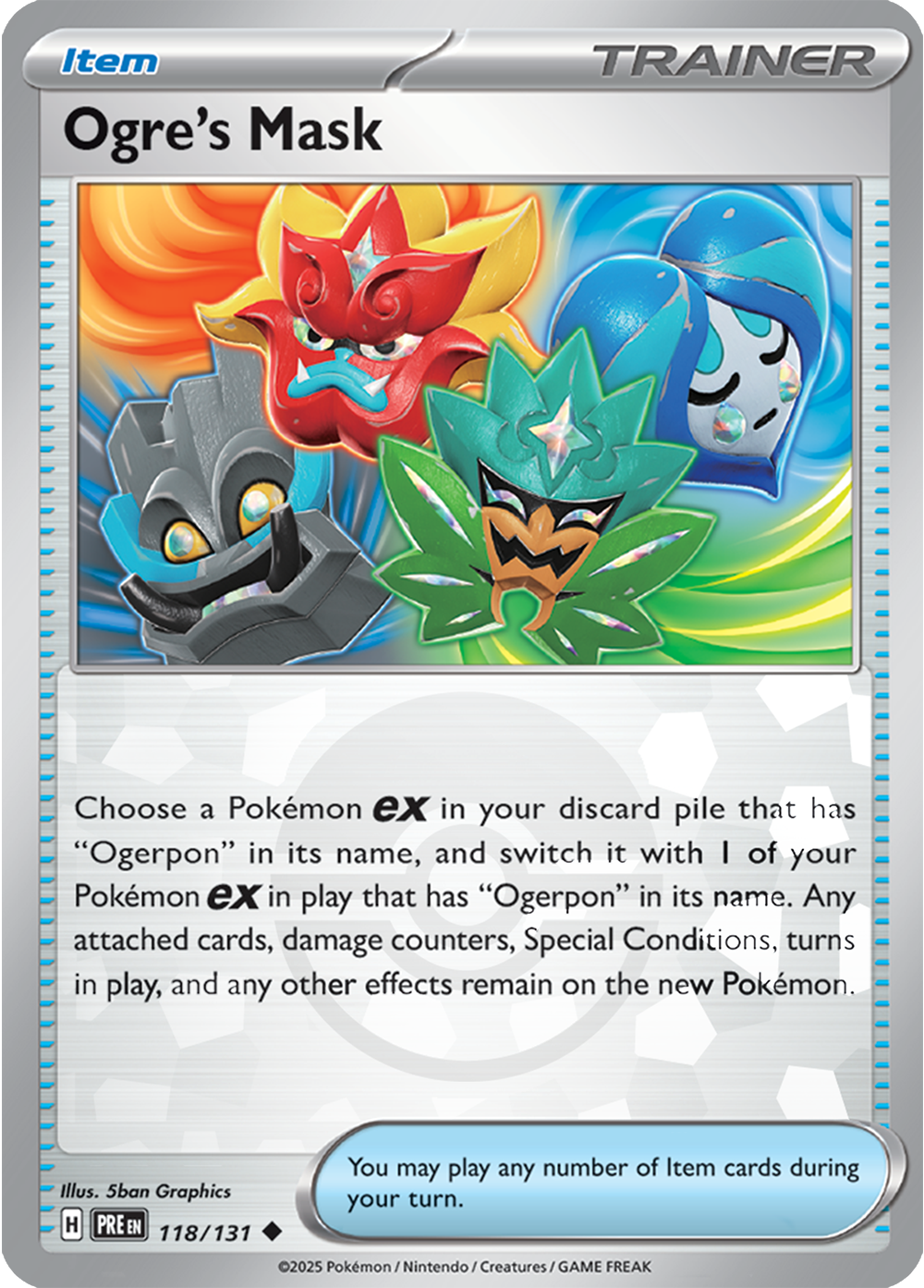 Ogre's Mask (Poke Ball Pattern) 118/131 — Prismatic Evolutions