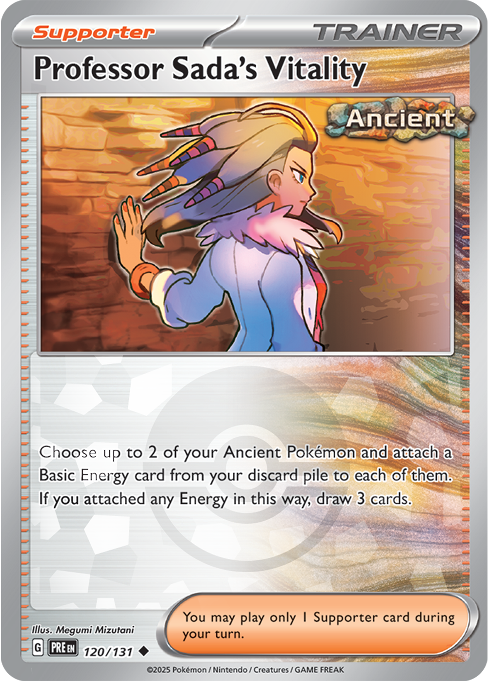 Professor Sada's Vitality (Poke Ball Pattern) 120/131 — Prismatic Evolutions