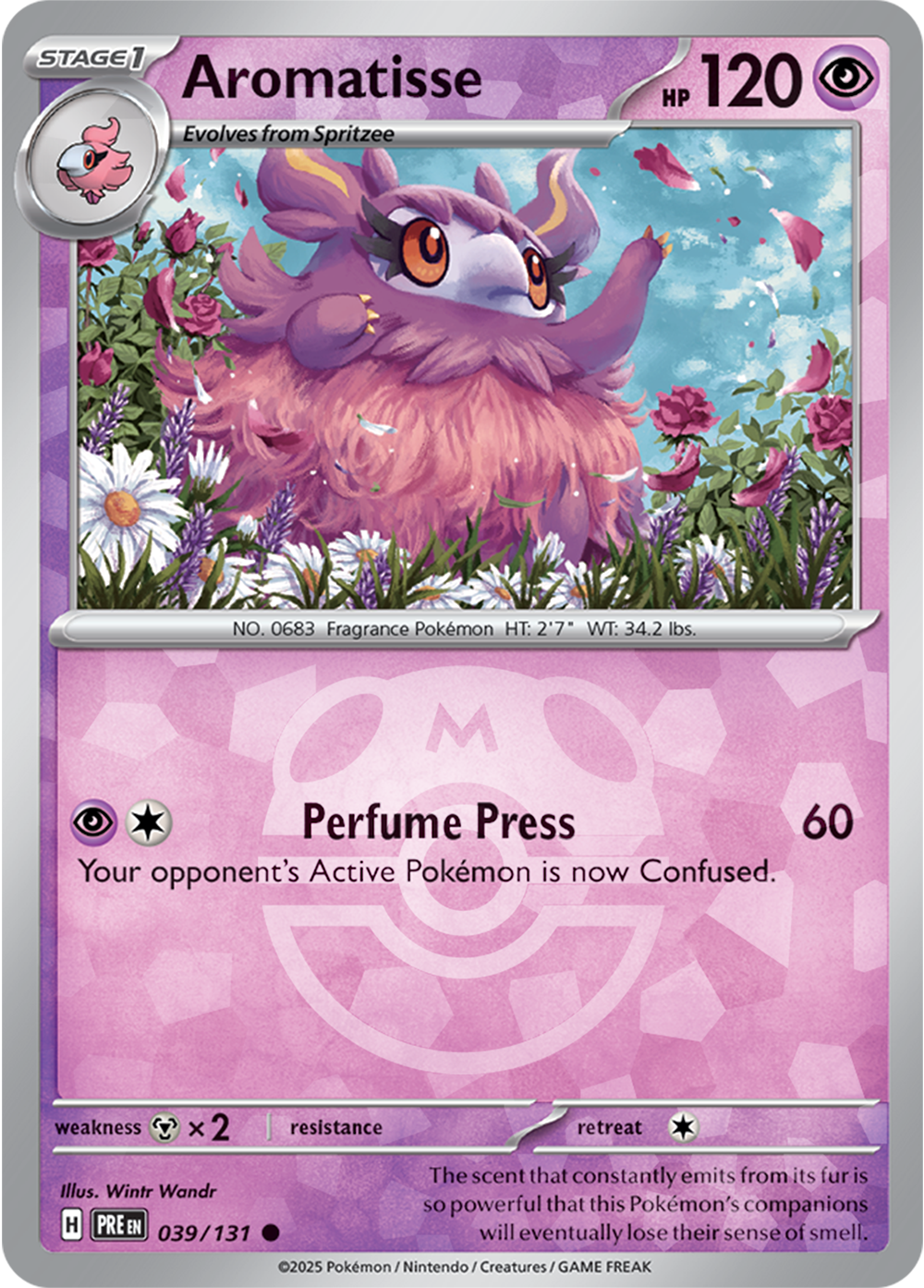 Aromatisse (Master Ball Pattern) 039/131 — Prismatic Evolutions