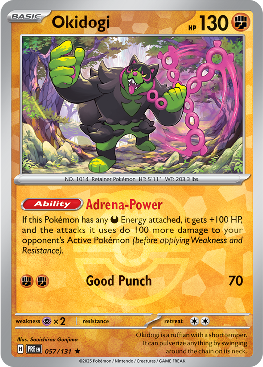 Okidogi (Master Ball Pattern) 057/131 — Prismatic Evolutions