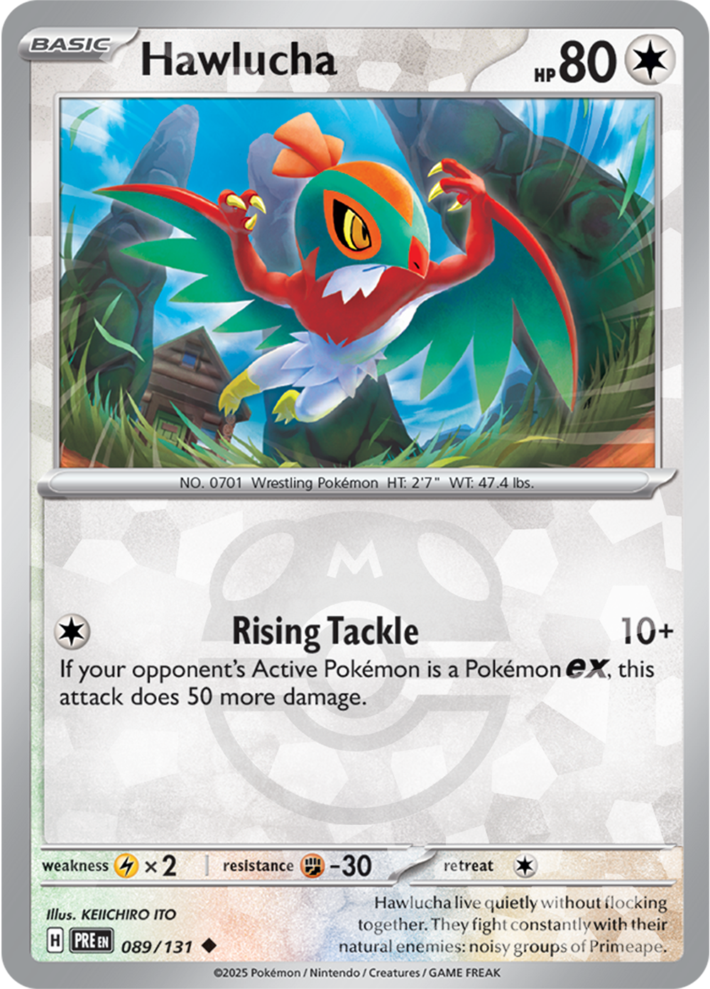 Hawlucha (Master Ball Pattern) 089/131 — Prismatic Evolutions