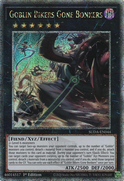 Goblin Bikers Gone Bonkers (Quarter Century Secret Rare) 