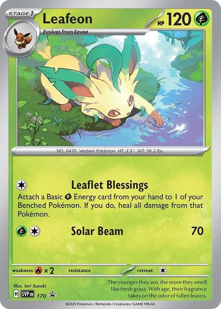 Leafeon (Cosmos) 170 — Scarlet & Violet Promo
