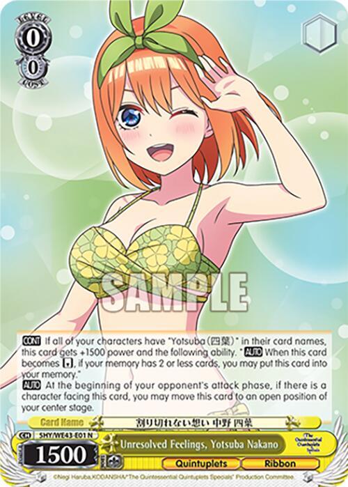 The Quintessential Quintuplets Specials Premium Booster - Weiss