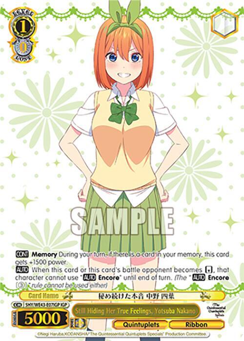 The Quintessential Quintuplets Specials Premium Booster - Weiss