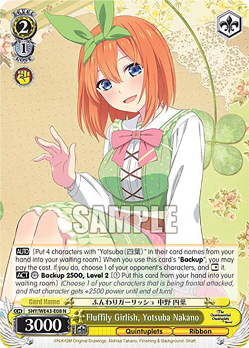 The Quintessential Quintuplets Specials Premium Booster - Weiss Schwarz Card  List and Prices