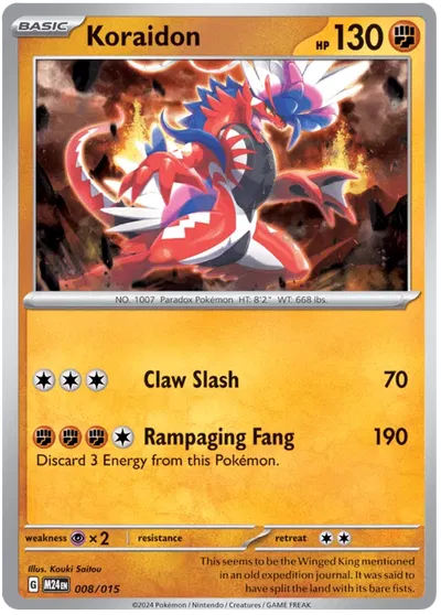 Koraidon from McDonald's Promos 2024