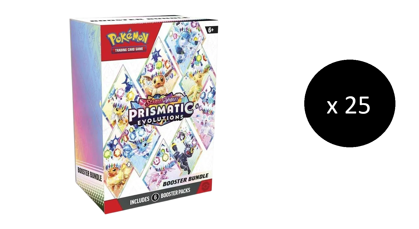 Prismatic Evolutions Booster Bundle Case 