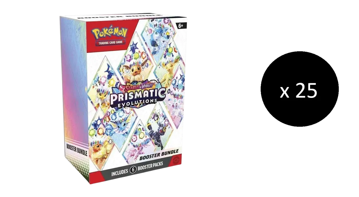 Prismatic Evolutions Booster Bundle Case