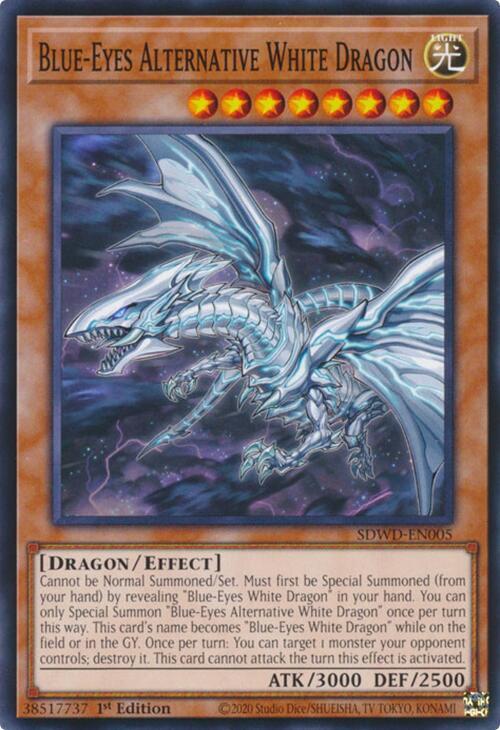 yugioh blue eyes white dragon card price Blue-Eyes White Dragon (Dark Duel Stories) [DDS-001] Secret Rare main image 0
