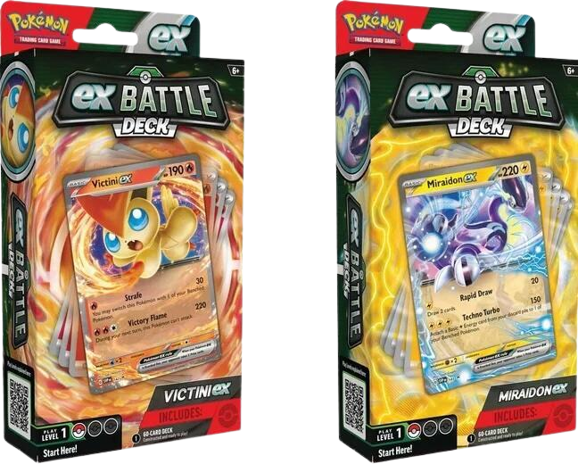 Victini ex/Miraidon ex Battle Decks [Set of 2] 