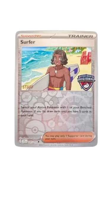 surfer pokemon card Surfer 249/193 Special Art Rare MEGA Dream ex holo NM/M