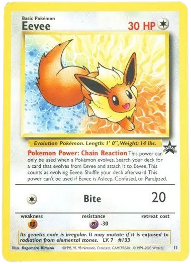 Eevee (JR East Stamp Rally) - 11/53 - WoTC Promo Pokemon - Collectr Eevee (JR East Stamp Rally) - 11/53 - WoTC Promo Pokemon - Collectr