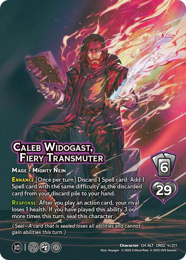 Critical Role: Heroes of Exandria - UniVersus Card List and Prices Critical Role: Heroes of Exandria - UniVersus Card List and Prices