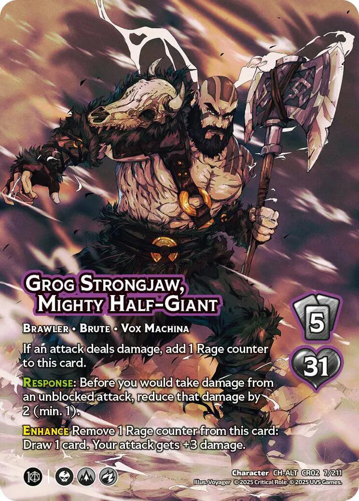 Critical Role: Heroes of Exandria - UniVersus Card List and Prices Critical Role: Heroes of Exandria - UniVersus Card List and Prices