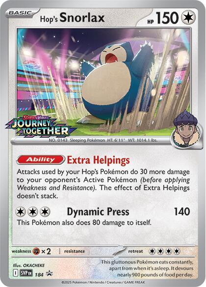 Hop's Snorlax (Prerelease) 