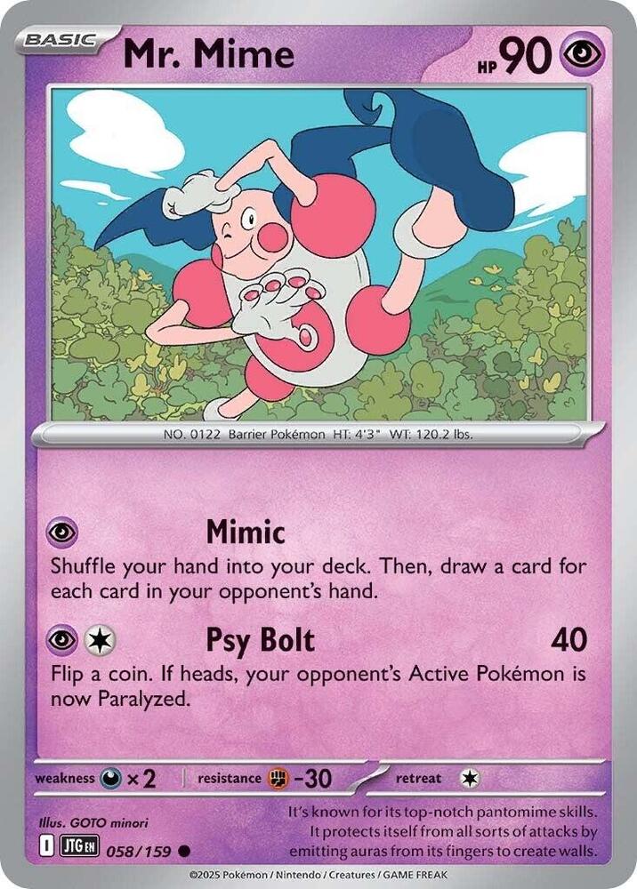 Mr. Mime 058/159 — Journey Together