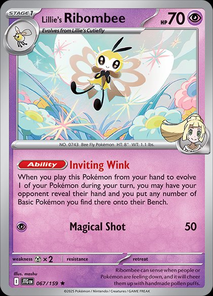 Lillie's Ribombee 067/159 — Journey Together