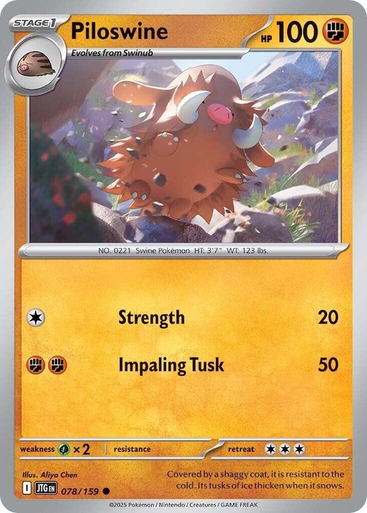 Piloswine 078/159 — Journey Together