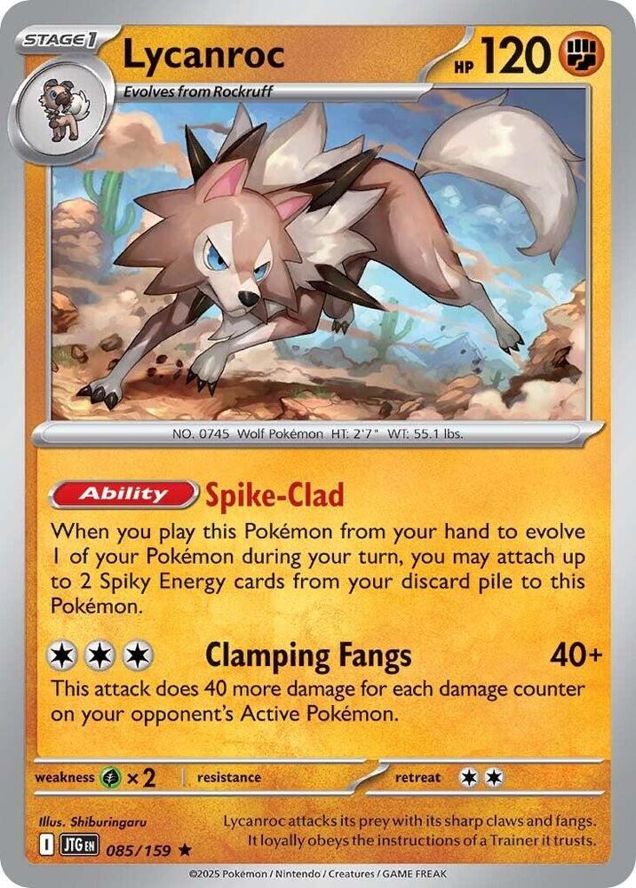 Lycanroc 085/159 — Journey Together