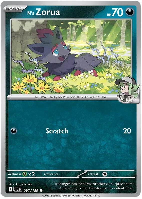 N's Zorua 097/159 — Journey Together