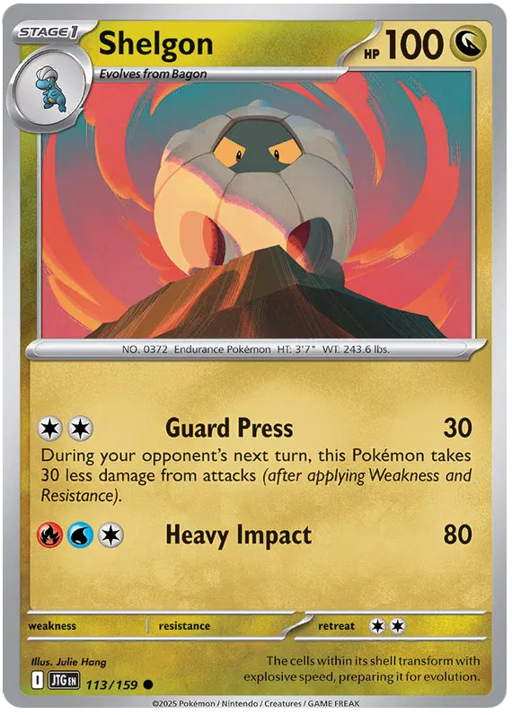 Shelgon - 113/159 - Journey Together Pokemon - Collectr