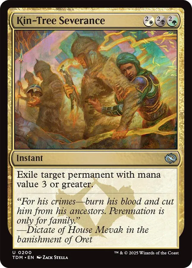 Kin-Tree Severance - 200 - Tarkir: Dragonstorm Magic: The Gathering ...