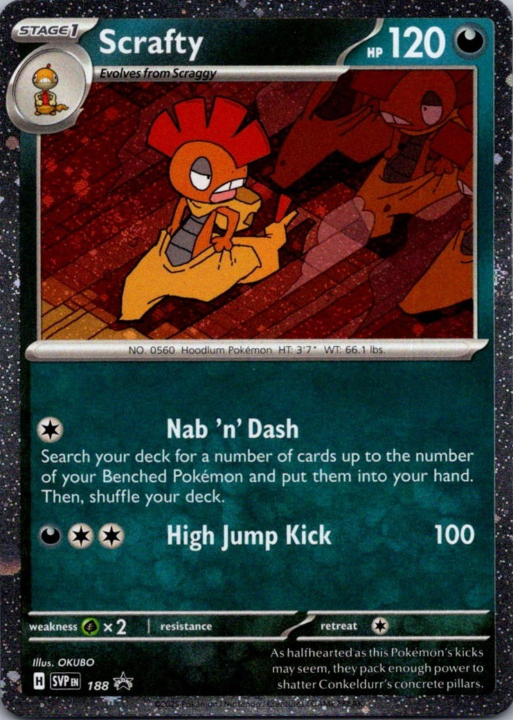 Scrafty 188 — Scarlet & Violet Promo