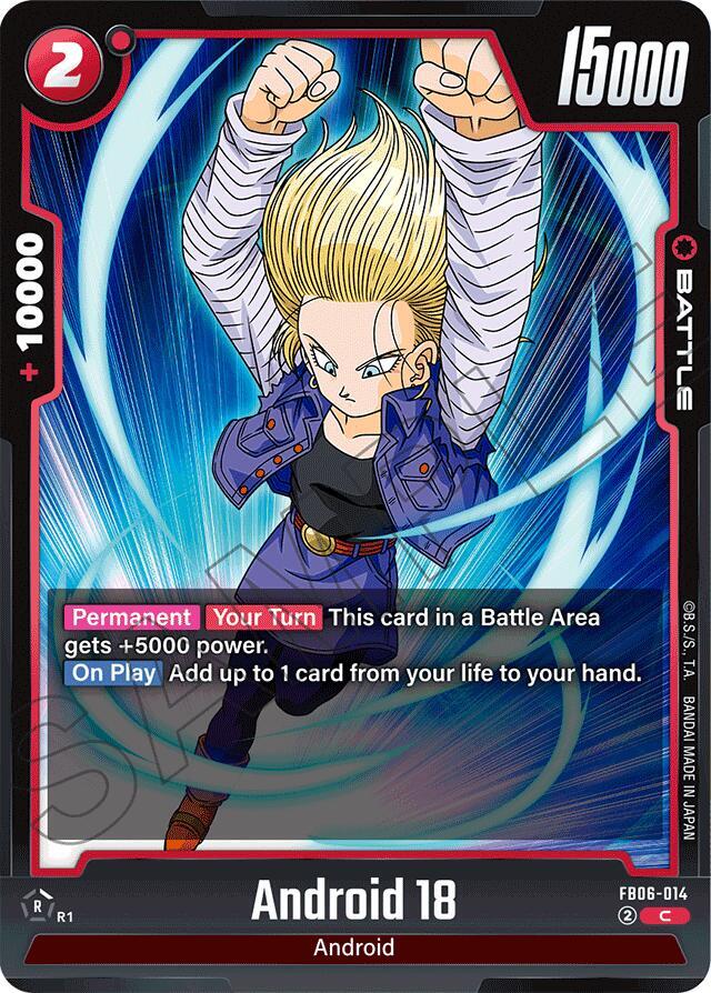 Android 18 - FB06-014 014