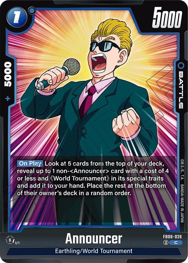 Announcer 026