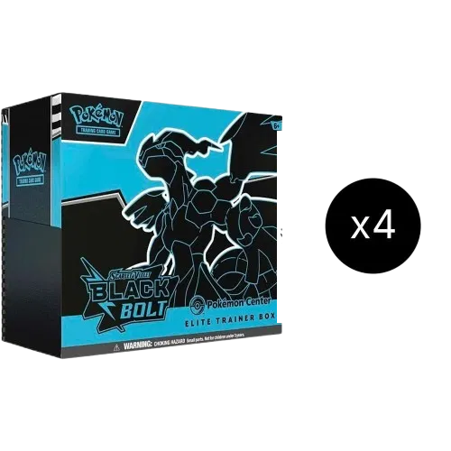 Black Bolt Pokemon Center Elite Trainer Box (Exclusive) Case