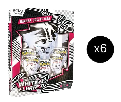 White Flare Binder Collection Case