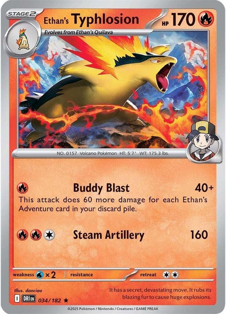 Ethan's Typhlosion 034/182 — Destined Rivals