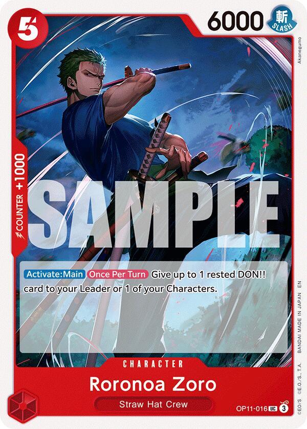Roronoa Zoro OP11-016