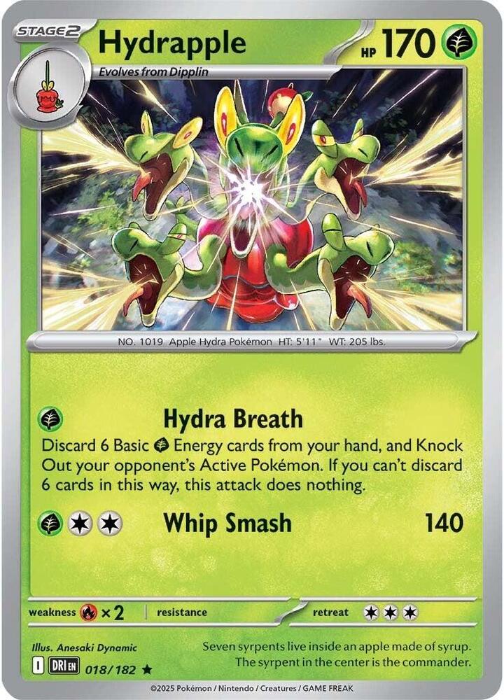 Hydrapple 018/182 — Destined Rivals